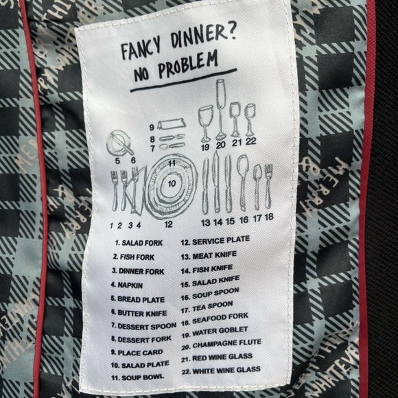 NWT Black OppoSuits Deluxe X-Mas Icons Embroidered Christmas Blazer - Picture 13 of 16